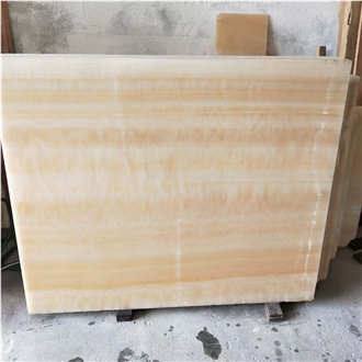 China Resin Yellow Onyx  Slabs