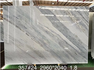 Crystal Blue Marble Slabs For Wall Floor Design