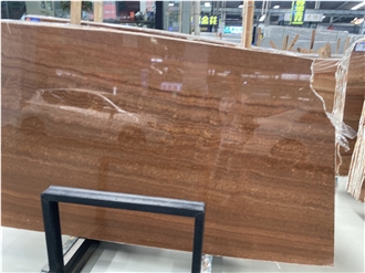 Imperial Wood Vein Marble Slabs For Interior Home Design