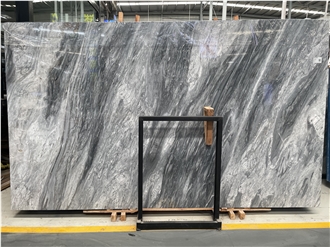 Italy Florence Gray Polish  Marble Slabs For Interior Using