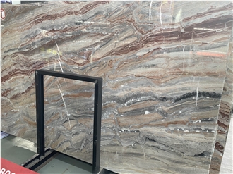 Italy Rosso Fendi Marble Slabs