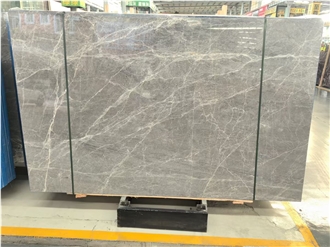 New Hermes Gray Polished Marble Slabs