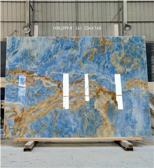 Pakistan Blue Onyx Slabs Slabs Polished