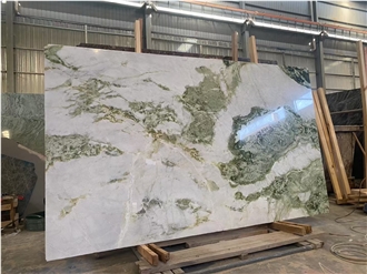 Raggio Verde Green Marble Slabs For Decoration