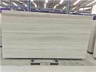 White Wooden Marble Slabs