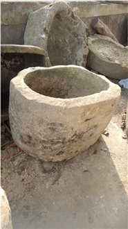 Java Limestone Trough Planters Pots