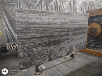 Silver Travertine Slabs, Tiles
