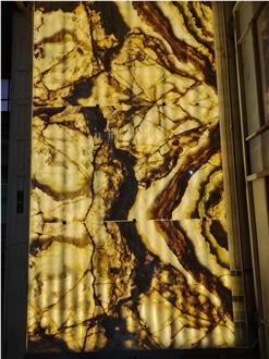 Yellow Onyx Tiles, Slabs