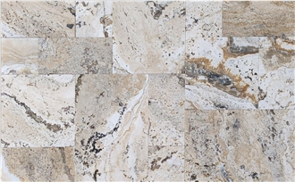 Philadelphia Travertine Cross Cut French Pattern Philadelphia Travertine Cross Cut French Pattern