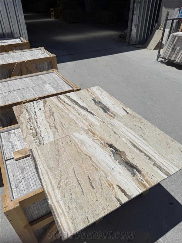 Philadelphia Travertine Vein Cut Tiles