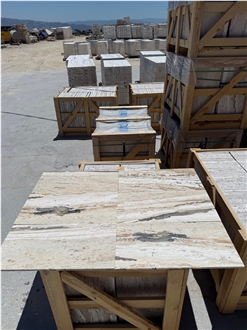 Philadelphia Travertine Vein Cut Tiles