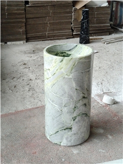 Luxury Stone Jade Green Marble Wash Basins