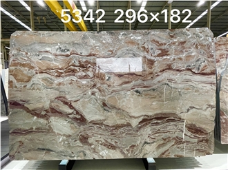 Polished Italy Monica Red Marble Slabs