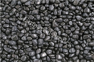 Black Polished Pebbles