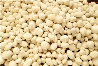 White Marble Polished Pebbles