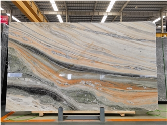 Brazil Colorful Danxia Marble For Wall Decoration  Tiles