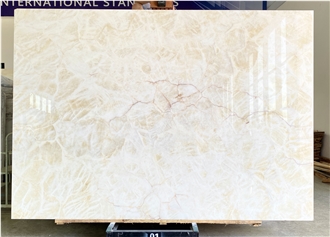 China Ice Jade Onyx Slabs For Decoration