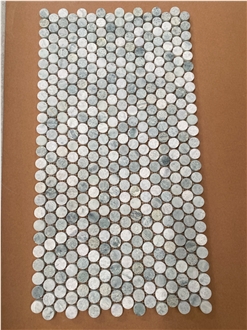 Green Gem Marble Mosaic Tiles For Home Decoration