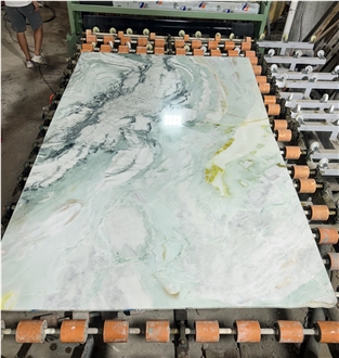 North Korea Fantasy Green Marble Slabs