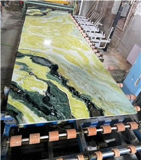 North Korea Sky Blue Marble Slabs