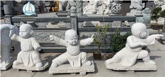 Kungfu Monk Buddha Sculptures