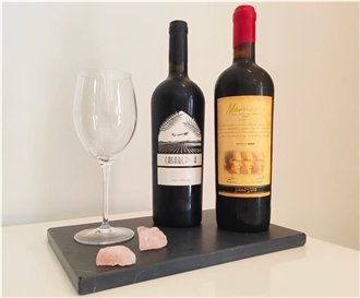 Black Marble Cheese And Wine Board  Home Decor Products