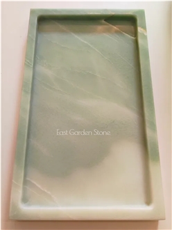 Lushan Green Marble Dishes Home Decor Products