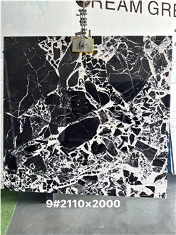 Bvlgari Black Marble Slabs For Decor