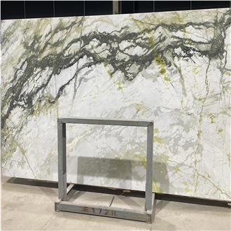 Calacatta Verde Marble Slabs For Home Design
