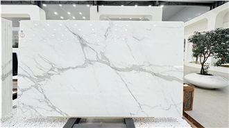 Calacatta White Marble Slabs For Decor