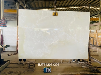 Snow White Onyx Slabs