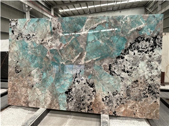 Tiffany Amazonite Quartzite Slabs