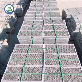 Solid  Sturdy Grooved Bluestone China Blue Stone Tiles