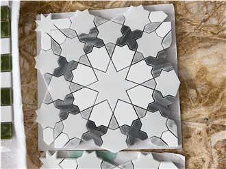 Custom Pattern Marble Mosaic Tiles