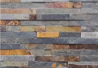 House Buildding Cladding Rust Slate Veneer