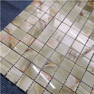 Interior Onyx Subway Mosaic Tiles