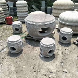 Nature Granite Garden Outdoor Table Set