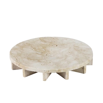 Nature Tarvertine Fruit Stone Plates