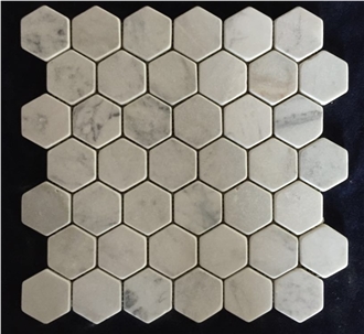 YUANDA Custom Shape Marble Hexagon Mosaic Tiles