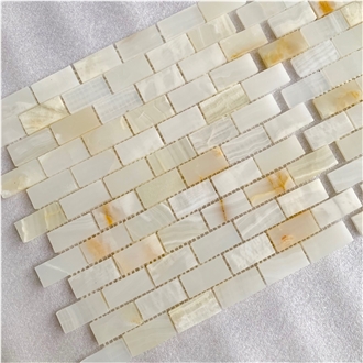 YUANDA Luxury Onyx Natural Brick Mosaic Tiles