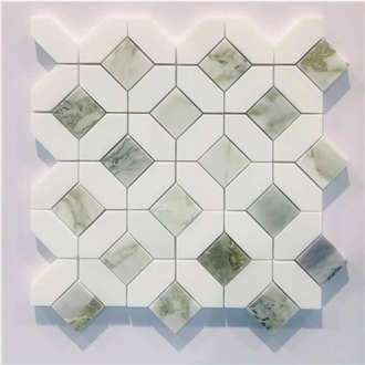 YUANDA Nature Marble Splitface Mosaic Tiles