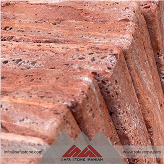 Azar Shahr Red Travertine Tiles