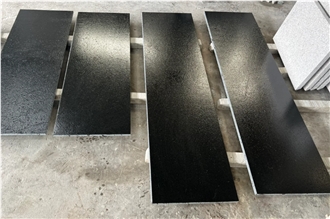 Mongolia Black Granite Premium Stone Slabs