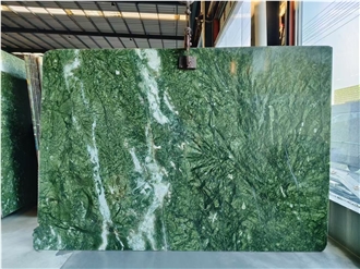 China Dandong Green Verde Ming Marble Slabs Wholesale
