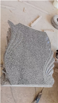 China Grey Granite European Style Headstone
