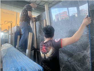 Marble Granite Quartzite Inspection Container Loading