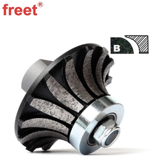 Diamond Tools Hand Polisher Demi B Segmented Router Bits