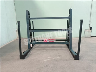 6 Crossbars Hot Selling A-Frame Steel Storage Rack