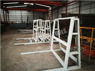 A-Frame Rack For Loading And Unloading Slabs From Mill