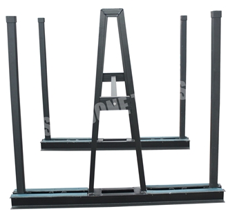 Slab Storage Rack With A-Frame（With Safety Pole)-M